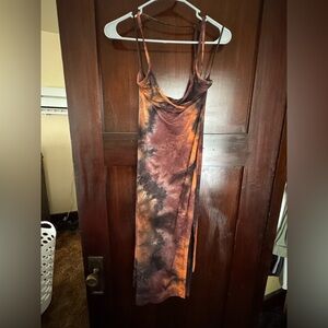 SHEIN Tie-Dye Maxi Dress